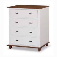 Cômoda 4 Gavetas M550400 Laca Branca