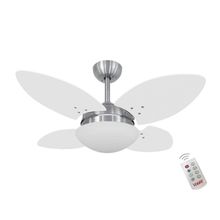 Ventilador Volare Mini Petalo Branco 220V E Controle Remoto