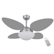 Ventilador Volare Petalo Quad Titanio 220V E Controle Remoto
