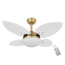 Ventilador Volare Mini P Palmae Branco 110V Controle Remoto