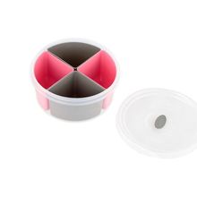 Marmita 4 Divisórias Removíveis Rosa