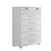 Cômoda Gaveteiro New Bacelona 7 Gavetas - Benetil Branco