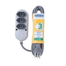 Extensão Múltipla Com 3 Tomadas 3m 2p+t 10a 250v - Tramontina