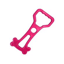 Mordedor Puxador Canino Brinquedo Cachorro Pet Diversão Rosa