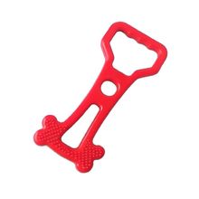 Mordedor Puxador Canino Brinquedo Cachorro Pet Diversão Vermelho