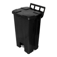 Cesto Lixeira Com Rodas E Pedal 100l Marca Jsn