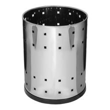 Cesto - Lixeira Telado Para Escritório - Aço Inox 13 Litros