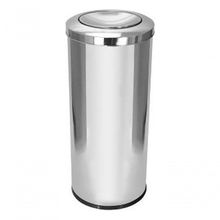 Officelixeira Aço Inox 50 Litros Com Tampa Meia Esfera Home