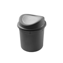 Lixeira Basculante Para Pia 2,7 Litros Cinza