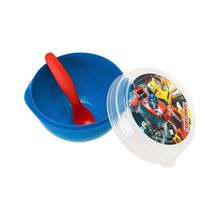 Bowl Com Tampa E Colher Transformers Decorado Transformers