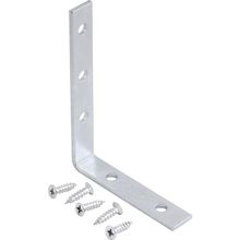 Cantoneira Para Cortina 06x08cm Zincado Cce0068 Com 4 Pç Vonder