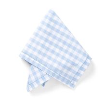 Guardanapo Copa E Cia 2 Peças Festonê Xadrez Azul