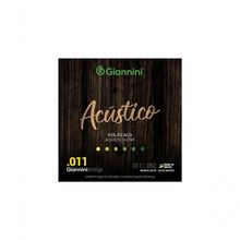 Encordoamento Para Violao Aço Acustico .011 Bronze - Gespw