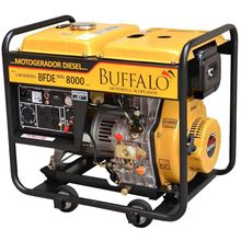 Motogerador Buffalo Bfde 8000 Pro Diesel Trifásico 380v 7,5kva 13cv Partida Elétrica E Manual 71333