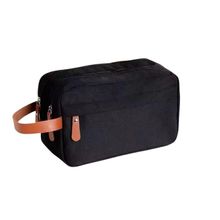 Bolsa Necessaire Masculina Feminina Organizadora Multifuncional Portátil Viagem Trabalho Impermeável Preto