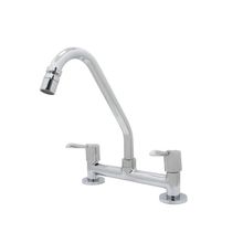 Torneira Misturador Cozinha Pia Bancada Mesa Alavanca Cromado 1/4 De Volta Metal Luxo