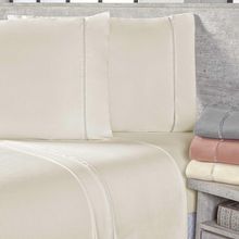 Jogo De Lençol King Percal 400 Fios 3 Peças - Palha