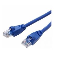 Cabo de Rede Ethernet Lan Rj45 Cat 5e Utp Azul 5 Metros