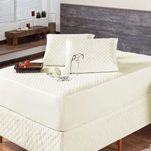 Protetor De Colchão Impermeável Matelado King Palha