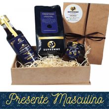 Kit Masculino Café Supremme 100% Arábica P/ Presente