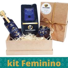 Kit Feminino Café Supremme 100% Arábica Gourmet P/ Presente