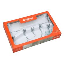 Kit Acessórios Para Banheiro 5 Peças Clic Meber