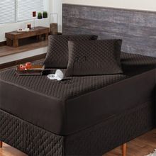 Protetor De Colchão Impermeável Matelado King Tabaco