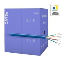 Cabo De Rede Cat5e 305m Fortrek Fk 500c Cmx Azul - Cx - 305