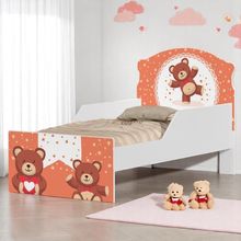Cama Infantil Tick Ursinho De Pelúcia Com Colchão