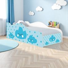 Cama Infantil Glow Nuvens Meninos