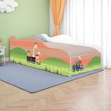 Cama Infantil Glow Trenzinho Com Colchão
