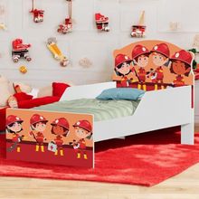 Cama Infantil Tick Bombeiros Quartel