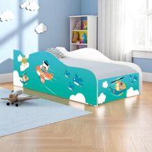 Cama Infantil Glow Patrulha Animal Com Colchão