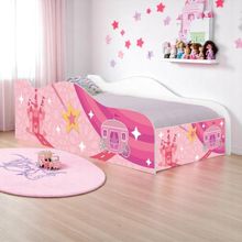 Cama Infantil Glow Carruagem E Castelo Com Colchão