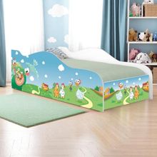 Cama Infantil Glow Fazendinha Com Colchão