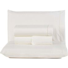 Jogo De Lençol Queen Top Line 180 Fios 4 Peças - Marfim