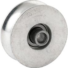 Roldana Para Portão 2 Tipo U Aço Zincado R.bucha - Vonder