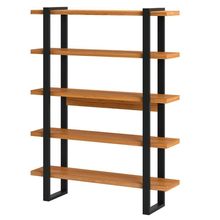 Estante 5 Prateleiras Prime 175X135Cm D3 Freijó Preto