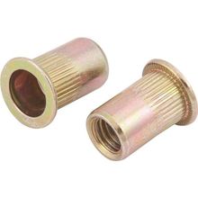 Rebite Aço Carbono M8 Rebite Manual Rosca Pacote 10 Vonder