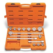 Maleta Com Soquetes Estriados E Acessórios 3-4 14 Peças Tramontina Pro