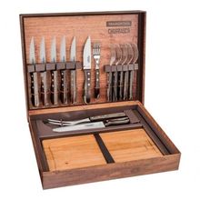 Jogo De Churrasco Tramontina Polywood Castanho 15 Peças