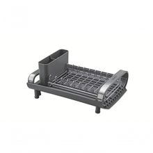 Escorredor De Louça Míni Tramontina Plurale Com Secador E Porta Talheres Grafite