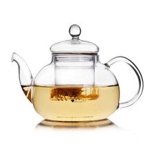 Chaleira Vidro Infusor 600ml Parede Dupla