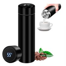 Garrafa Inox Termômetro Digital 480ml Portátil