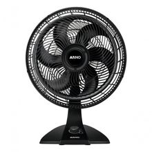 Ventilador Arno Turbo Force 2 Em 1 Mesa Diâmetro 40 Cm Material Das Pás Plá Preto VF42 127V
