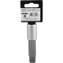 Soquete Multidentado Encaixe 1-2'' 16mm Longo Crv Vonder