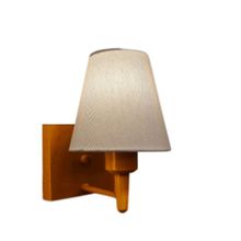 Arandela Quadrada Md-2034 Cobre Cúpula Em Tecido Cone Branca - Bivolt