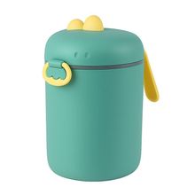 Dosador De Leite Em Pó Para Mamadeira Com Colher, Nivelador E Tampa Vedada – Portátil E Livre De Bpa Verde