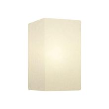 Arandela Retangular Retro Vivare Md-2002 Cúpula Em Tecido 25-16x10cm - Bivolt Branco 127-220v