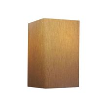 Arandela Retangular Retro Md-2002 Cúpula Em Tecido 25-16x10cm Palha - Bivolt